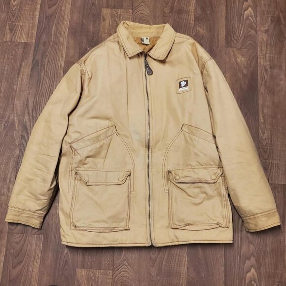 Rocawear Other - mens vintage Y2K Rocawear State Property tan canvas Carhartt style chore jacket